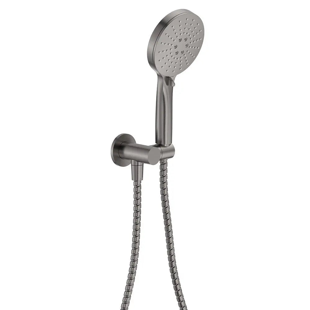 Empire Slim Hand Shower, Round Plate, Gun Metal fienza