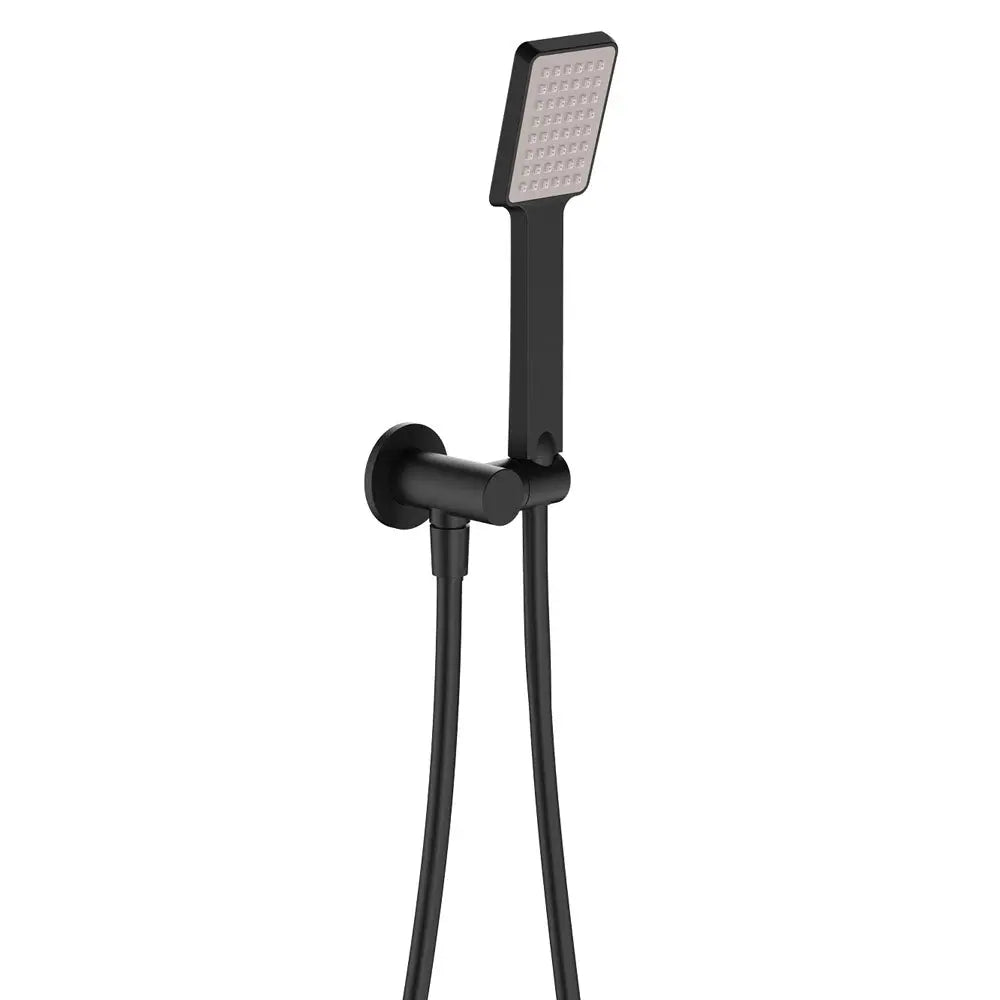 Koko Hand Shower, Round Plate, Matte Black fienza