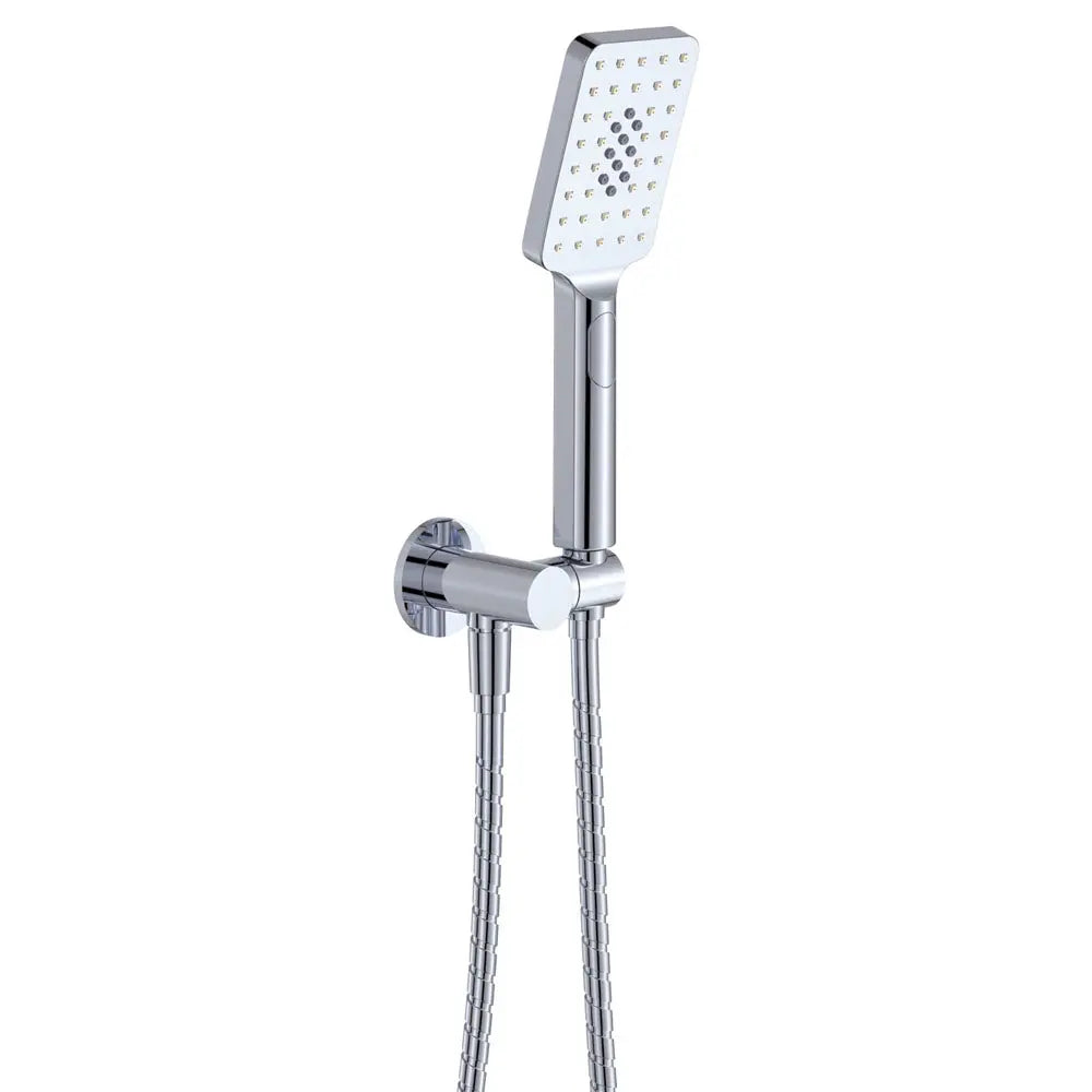 Tono Hand Shower, Round Plate, Chrome fienza