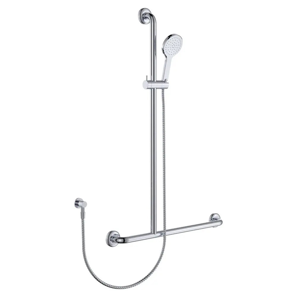 Luciana Care Inverted T Rail Shower, Left-Hand fienza