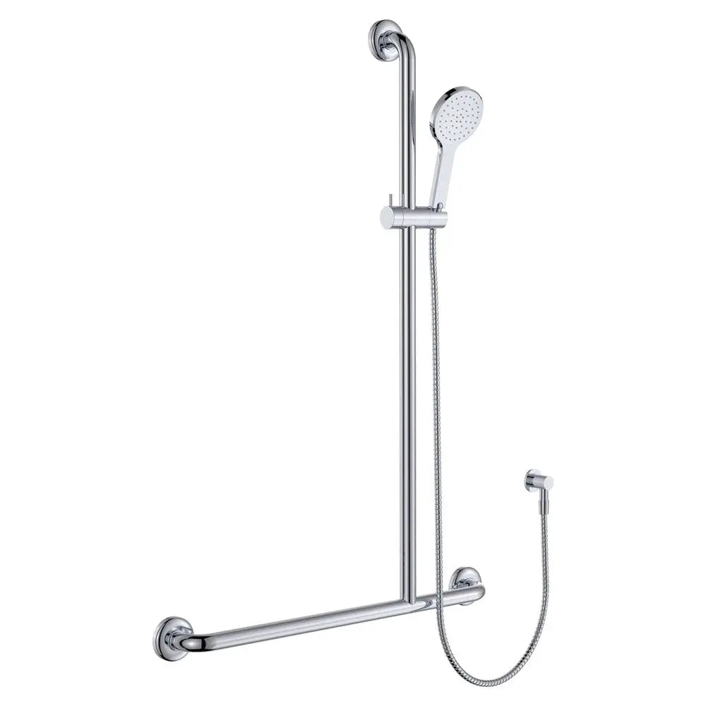 Luciana Care Inverted T Rail Shower, Right-Hand fienza