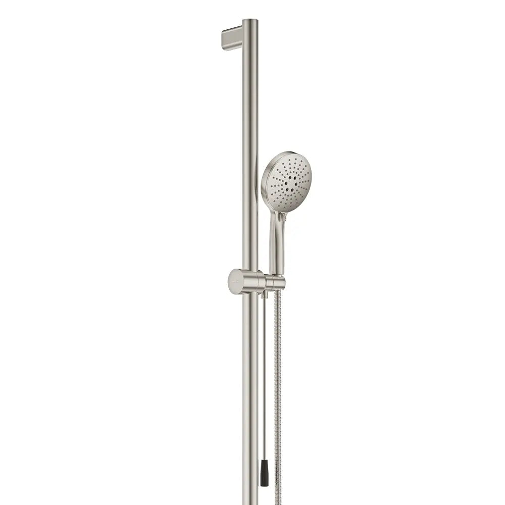 Care Inverted T Rail Shower with Push/Pull Slider, Brushed Nickel fienza