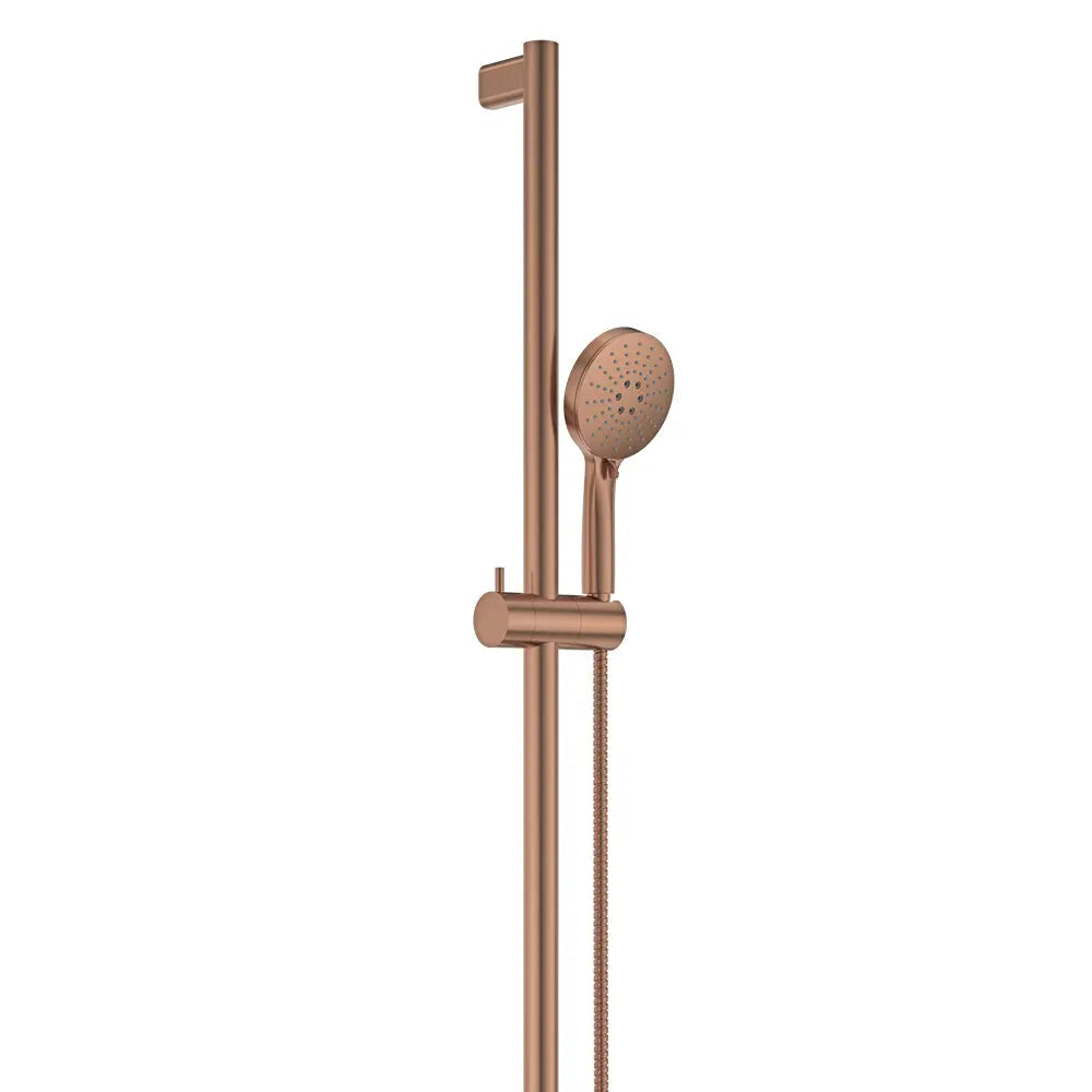 Care Inverted T Rail Shower, Brushed Copper fienza