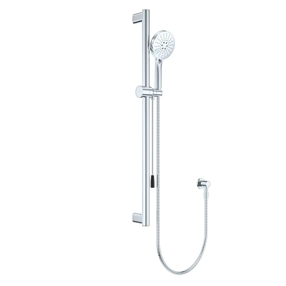 Care Rail Shower with Push/Pull Slider, Chrome fienza