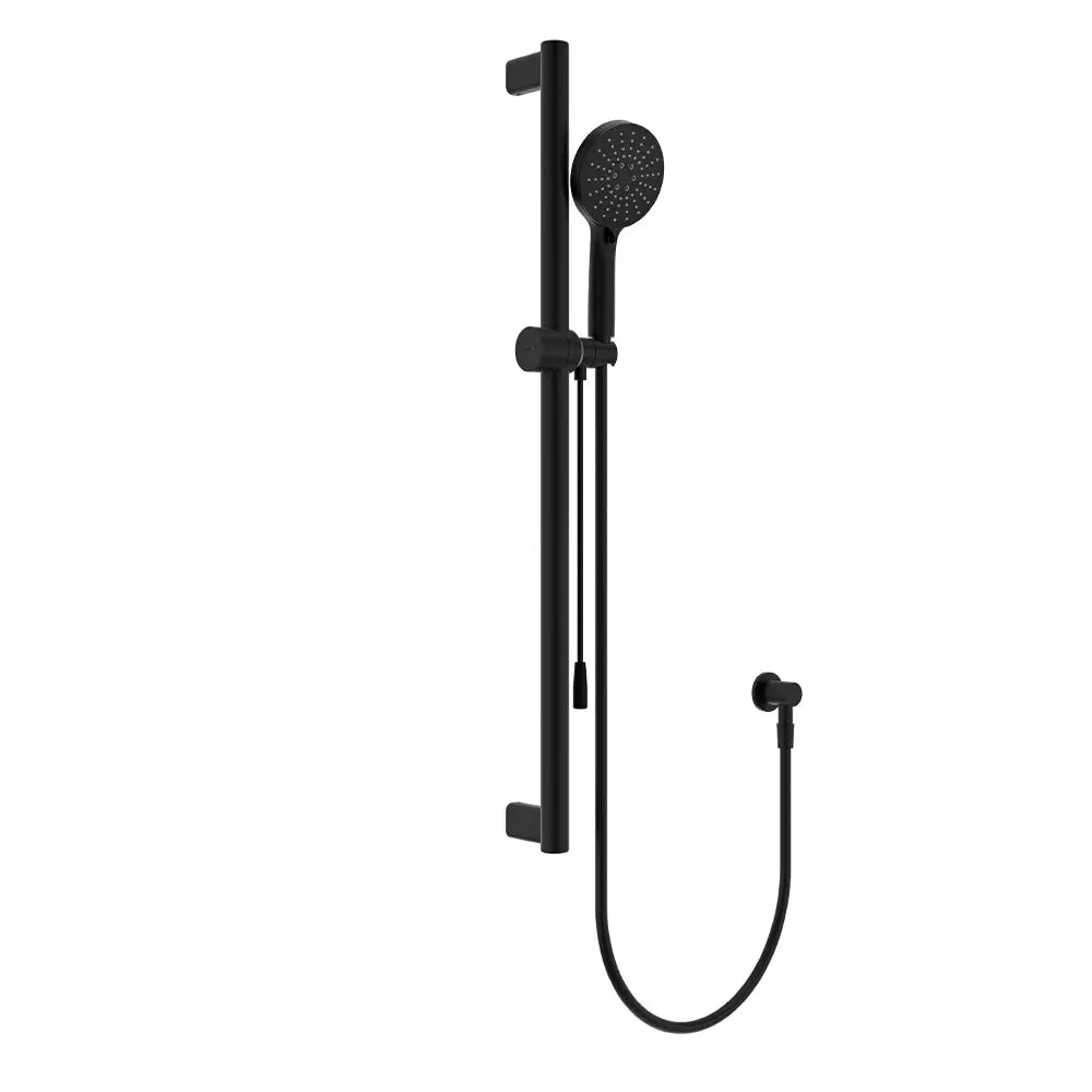 Care Rail Shower with Push/Pull Slider, Matte Black fienza