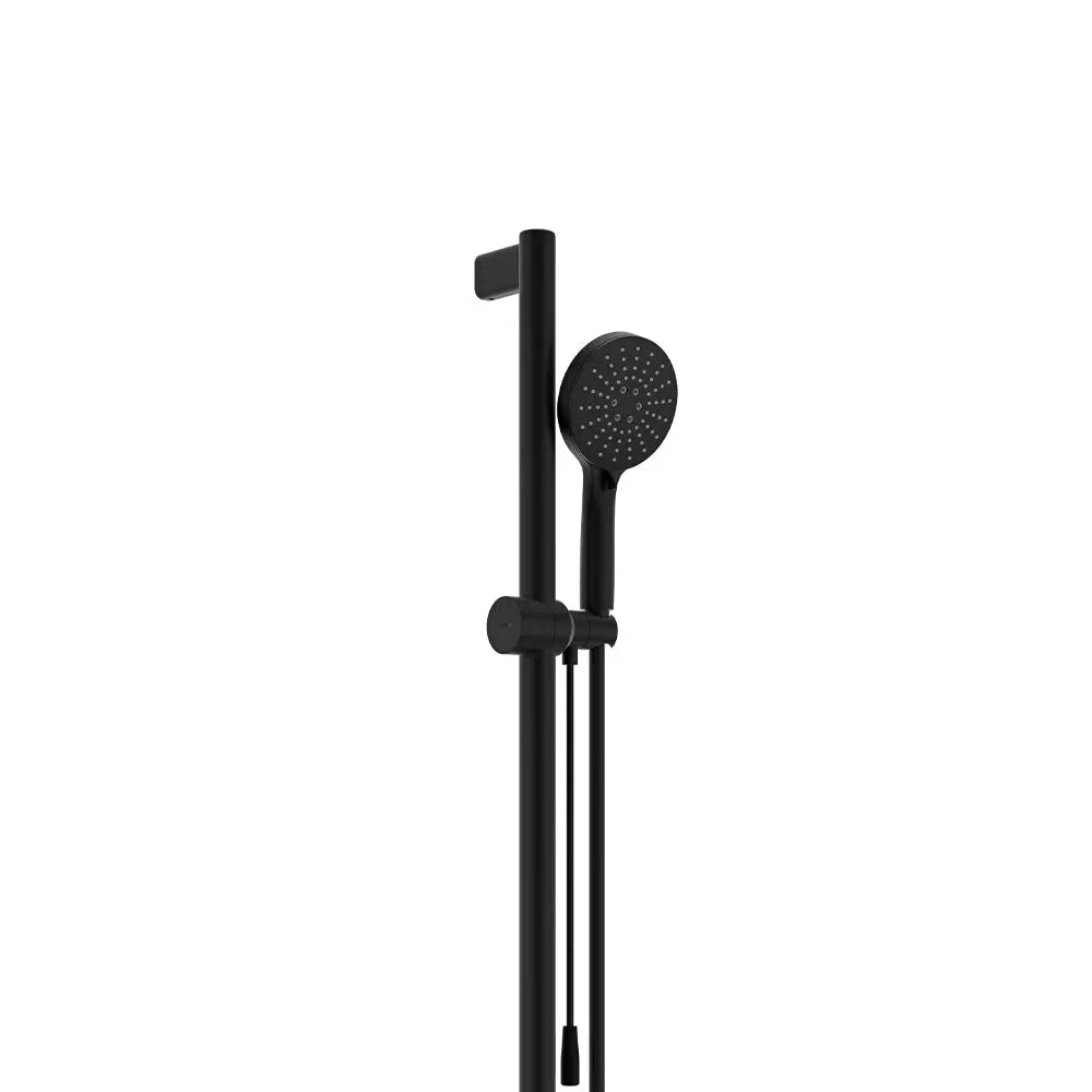 Care Rail Shower with Push/Pull Slider, Matte Black fienza