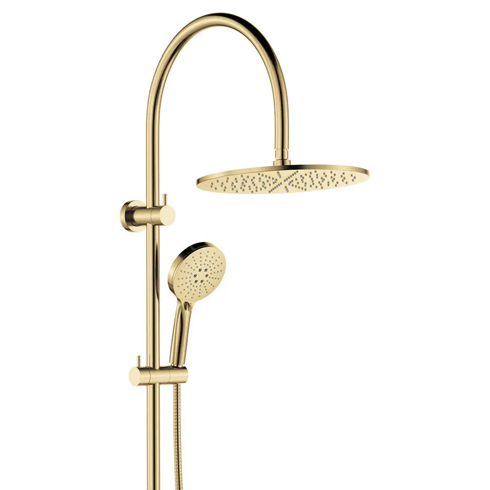 Empire Slim Curved Twin Shower, Urban Brass fienza