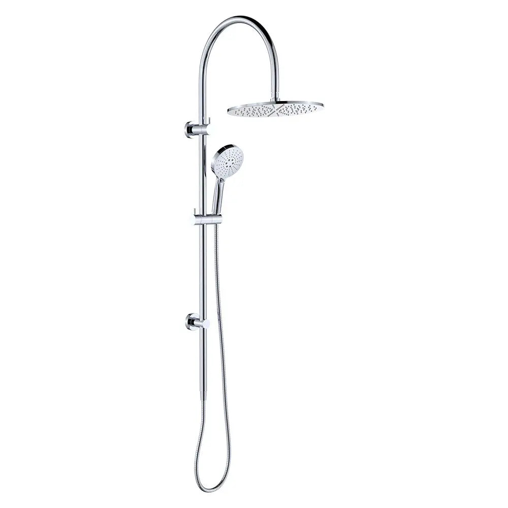 Empire Slim Curved Twin Shower, Chrome fienza