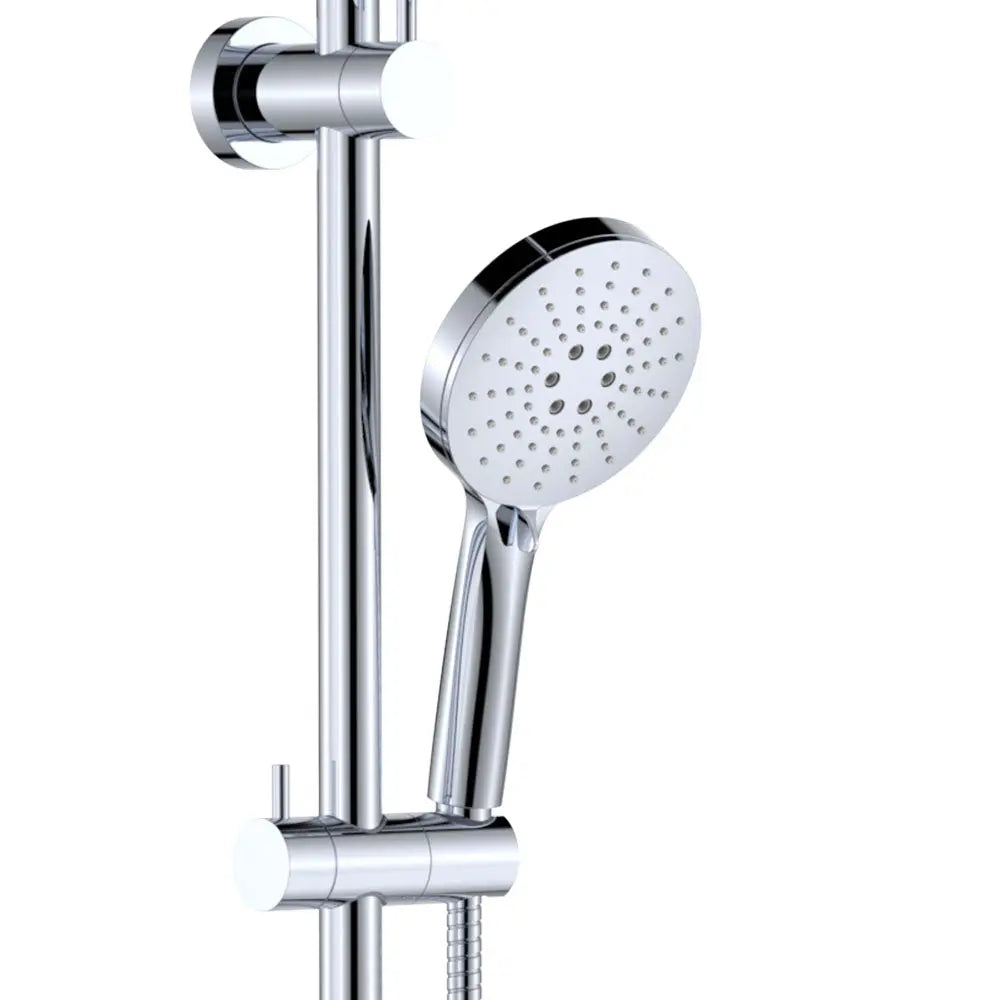 Empire Slim Curved Twin Shower, Chrome fienza