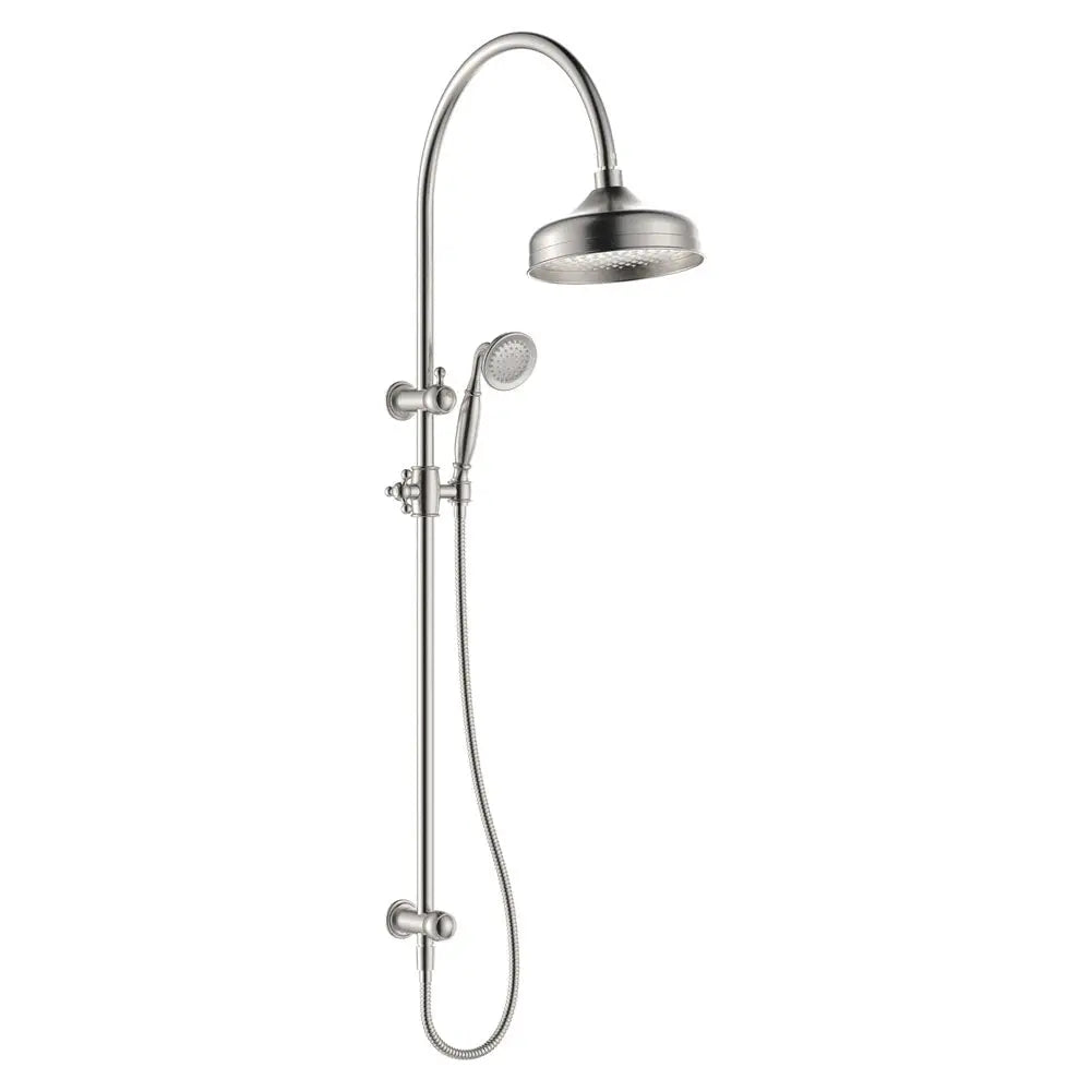 Lillian Twin Shower, Brushed Nickel fienza