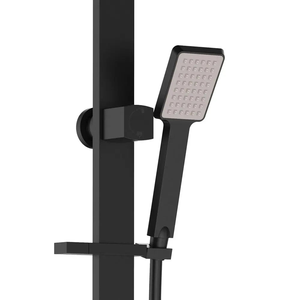 Koko Deluxe Twin Shower, Matte Black fienza