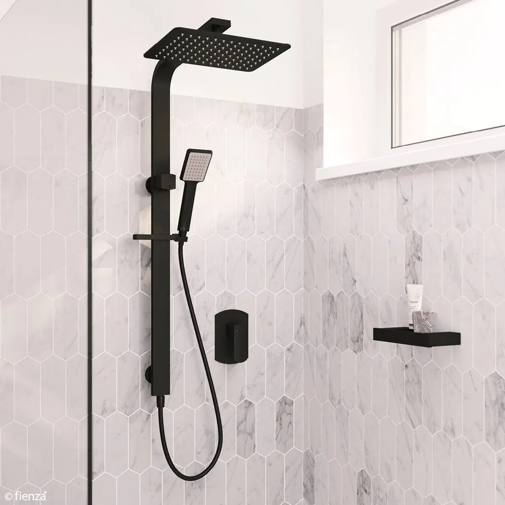 Koko Deluxe Twin Shower, Matte Black fienza
