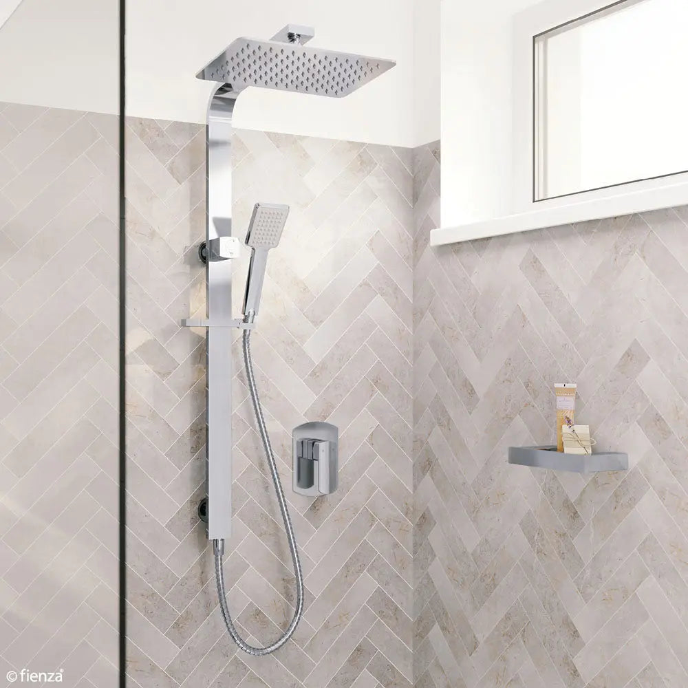 Koko Deluxe Twin Shower, Chrome fienza
