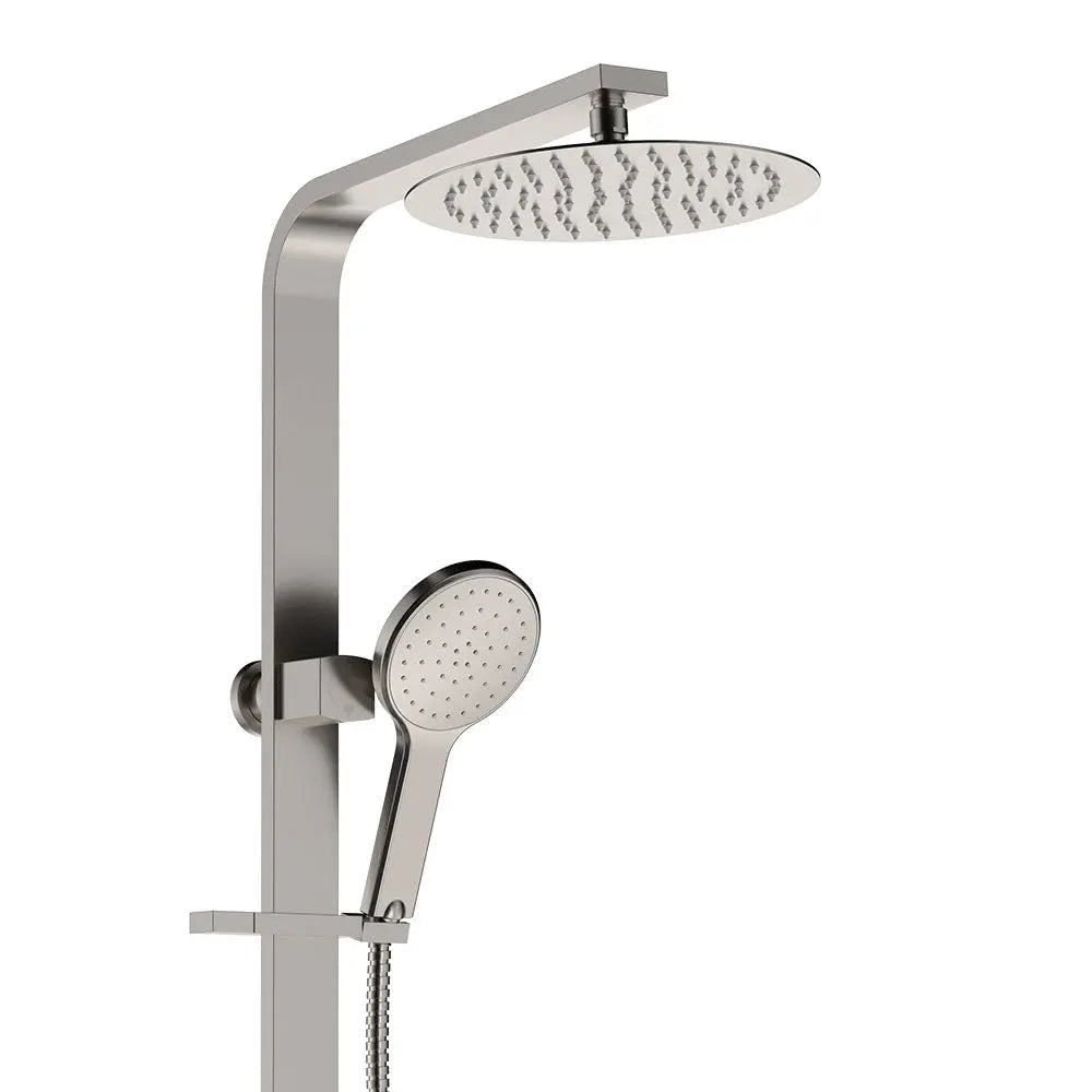 Kaya Deluxe Twin Shower, Brushed Nickel fienza