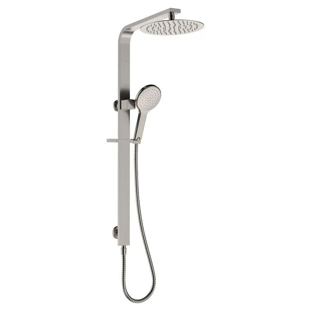 Kaya Deluxe Twin Shower, Brushed Nickel fienza