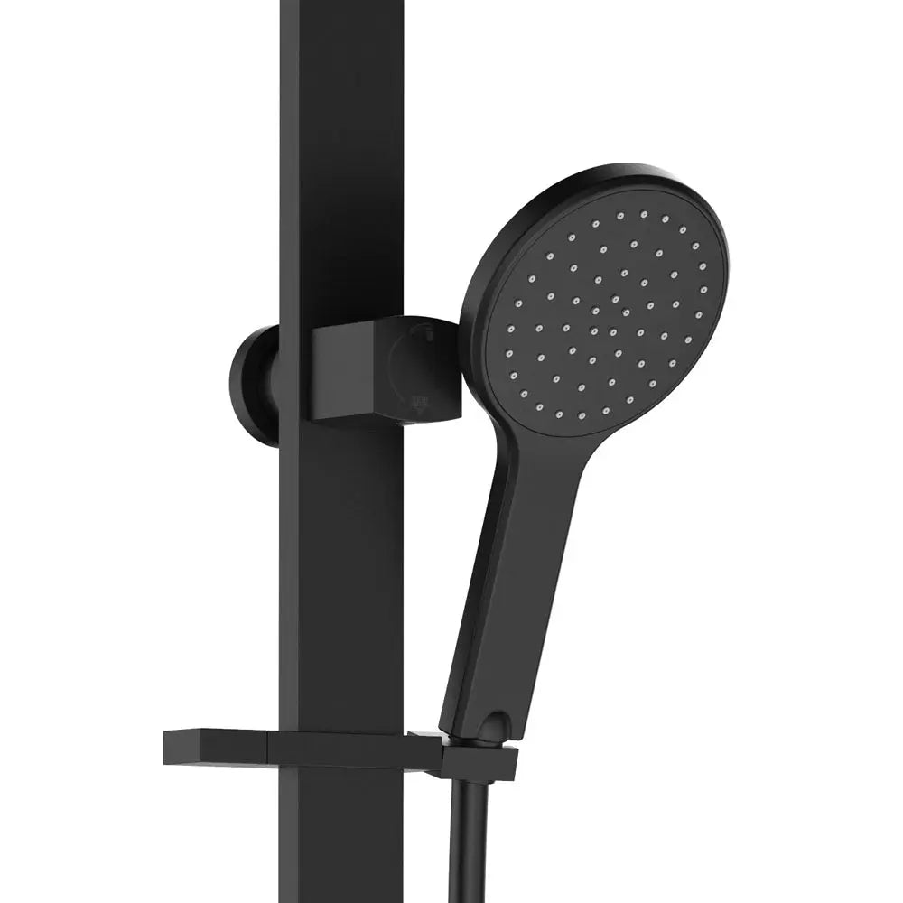 Kaya Deluxe Twin Shower, Matte Black fienza