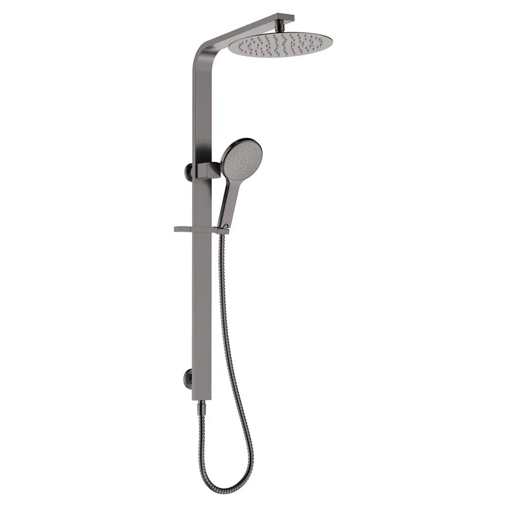 Kaya Deluxe Twin Shower, Gun Metal fienza