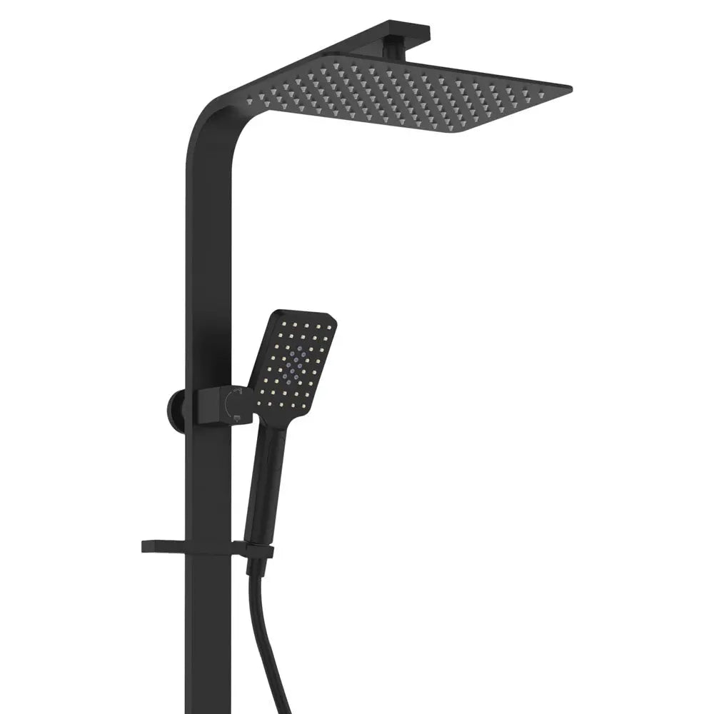 Tono Deluxe Twin Shower, Matte Black fienza