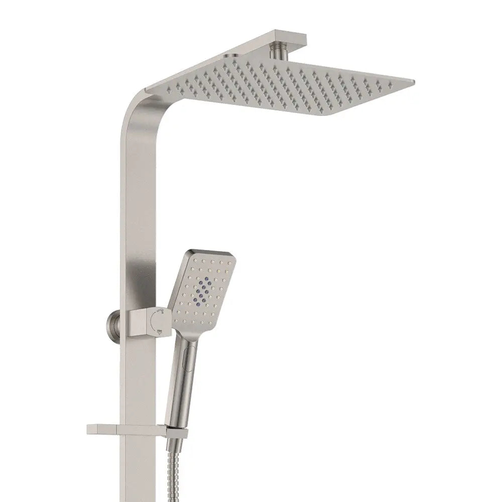 Tono Deluxe Twin Shower, Brushed Nickel fienza