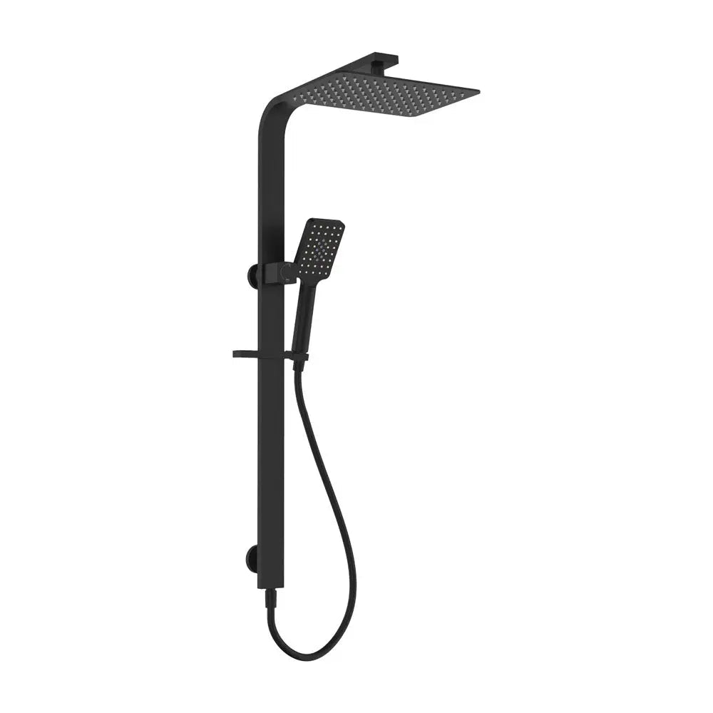Tono Deluxe Twin Shower, Matte Black fienza