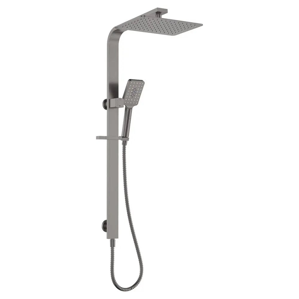 Tono Deluxe Twin Shower, Gun Metal fienza