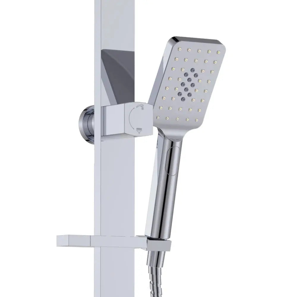 Tono Deluxe Twin Shower, Chrome fienza