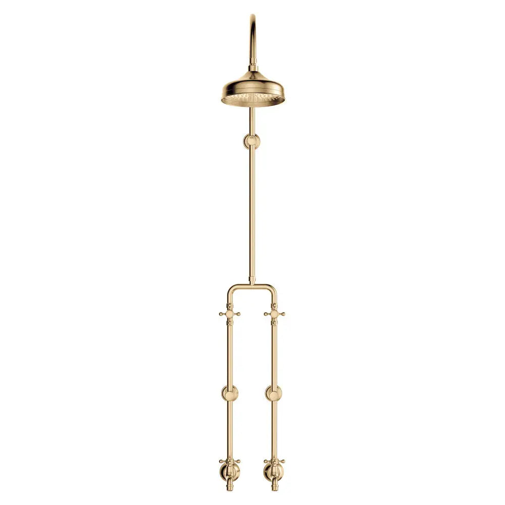 Lillian Exposed Rail Shower & Bath Set, Urban Brass fienza