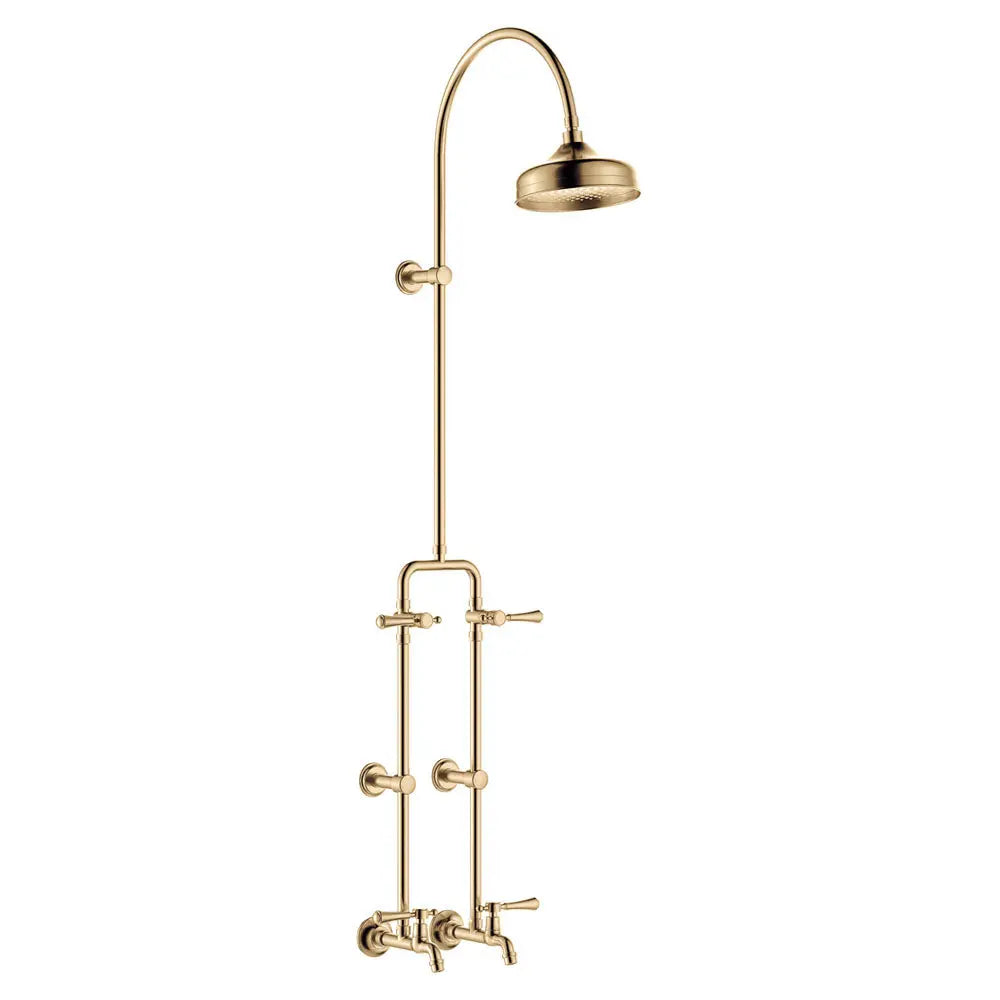 Lillian Lever Exposed Rail Shower & Bath Set, Urban Brass fienza