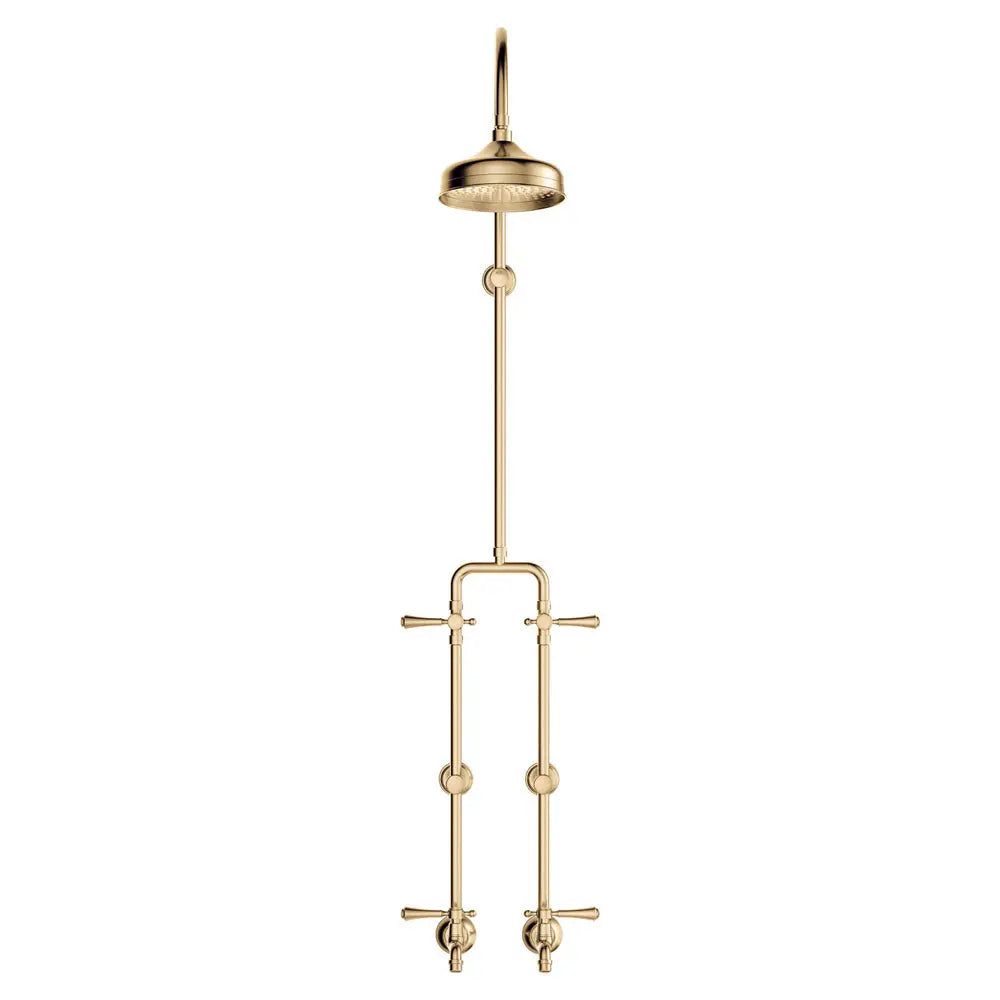 Lillian Lever Exposed Rail Shower & Bath Set, Urban Brass fienza