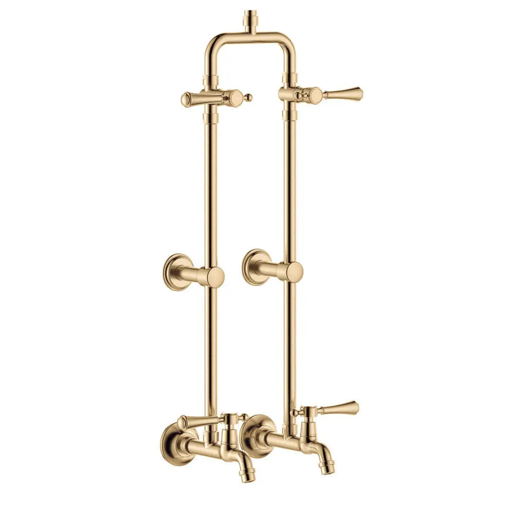 Lillian Lever Exposed Rail Shower & Bath Set, Urban Brass fienza