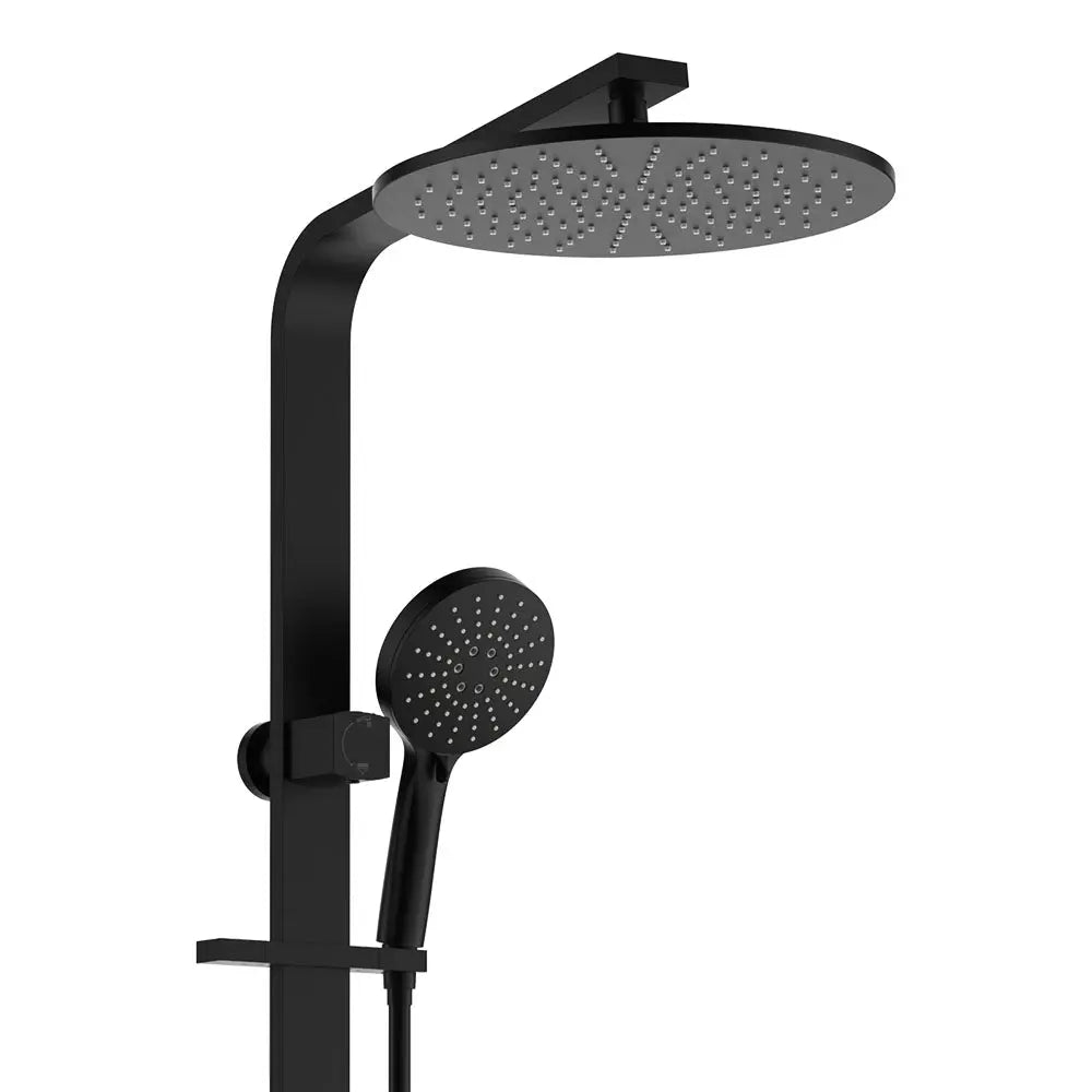 Empire Slim Deluxe Twin Shower, Matte Black fienza