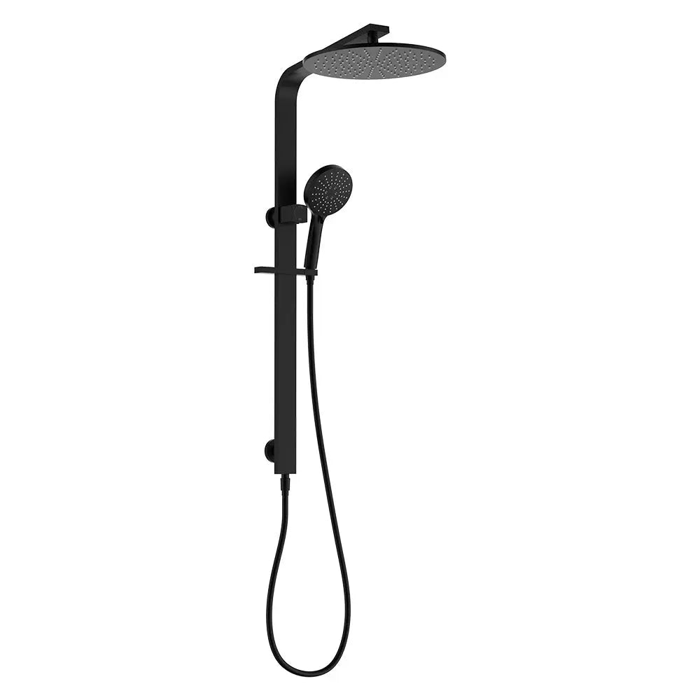 Empire Slim Deluxe Twin Shower, Matte Black fienza