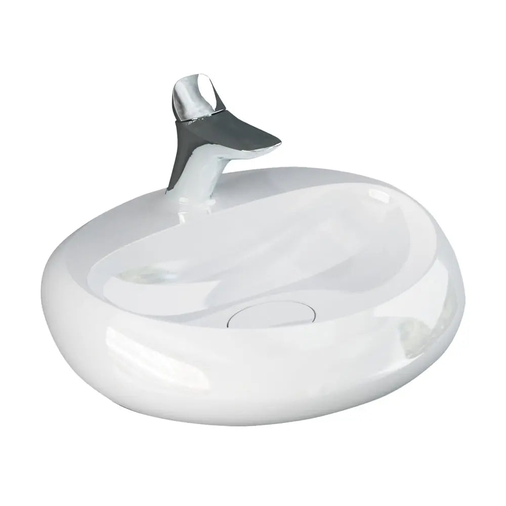 RAK Cloud Wall Basin, Alpine Gloss White fienza