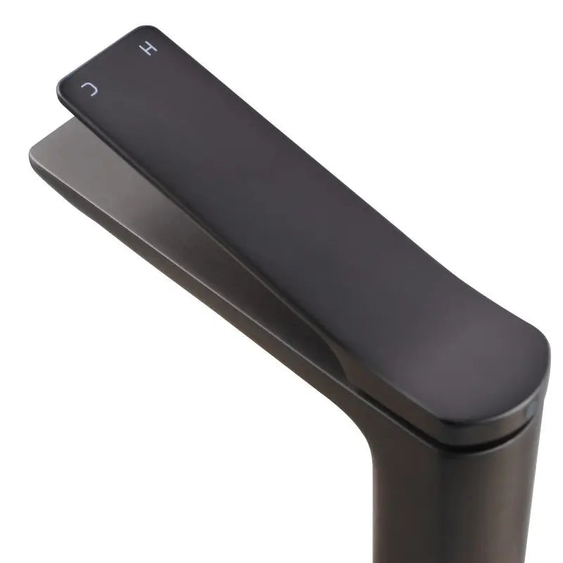 RUSHY - Brushed Gunmetal Basin Mixer Aquaperla