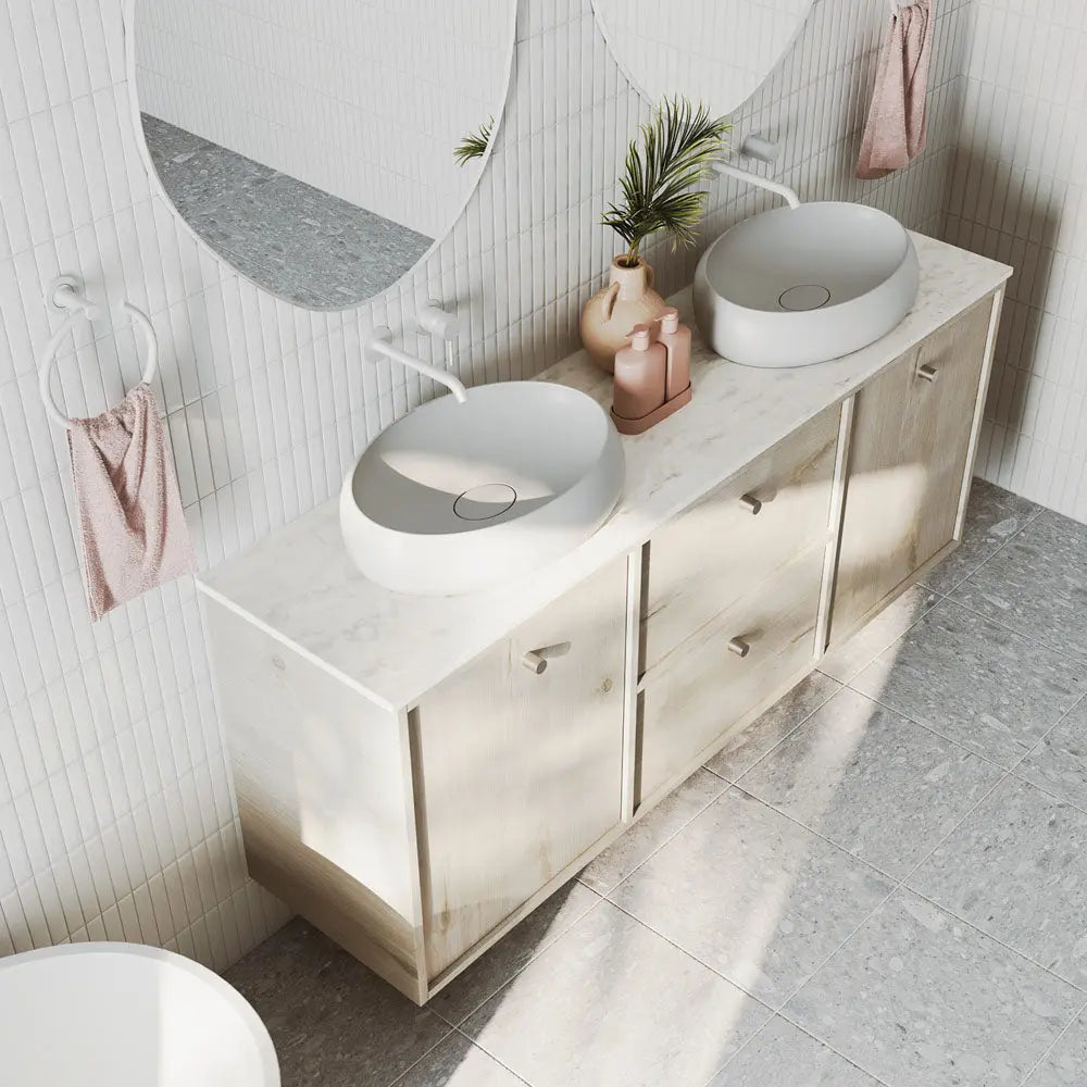 RAK Cloud Above Counter Basin, Matte White fienza