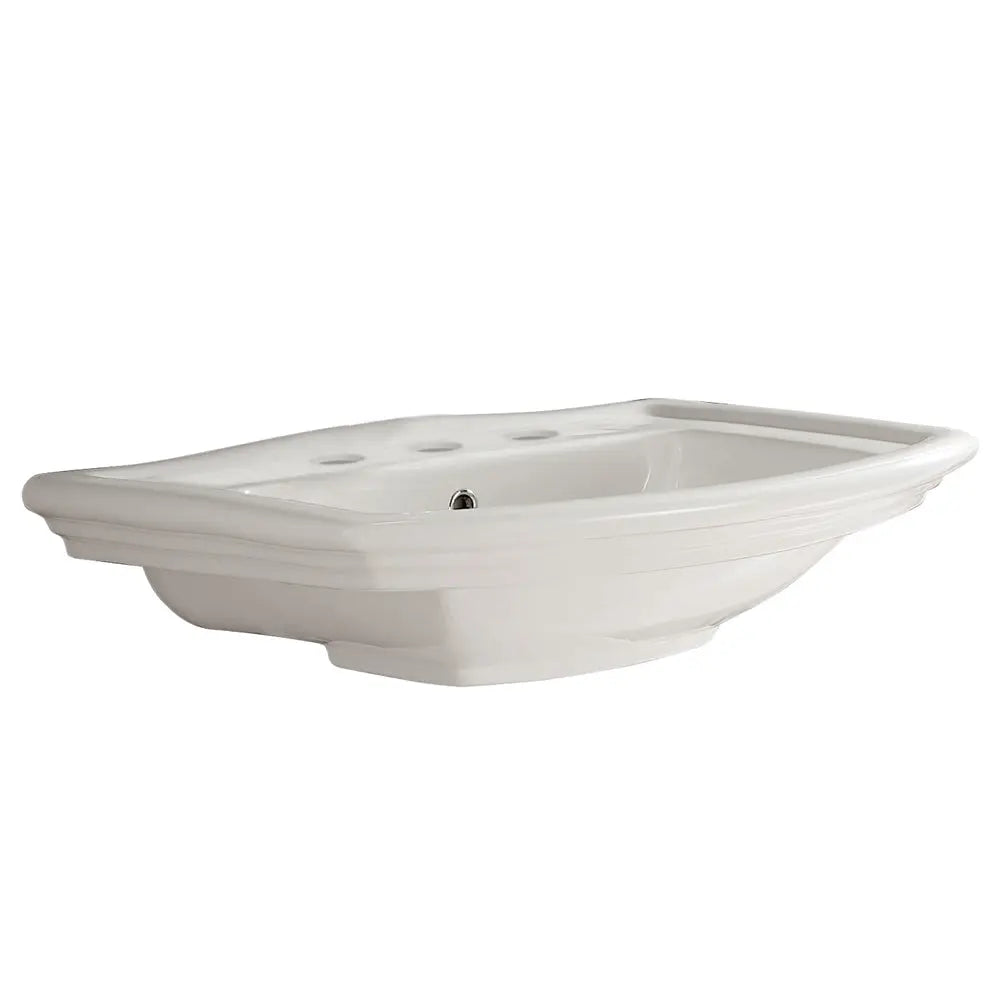 RAK Washington Ivory Wall Basin, 3 Tap Holes fienza