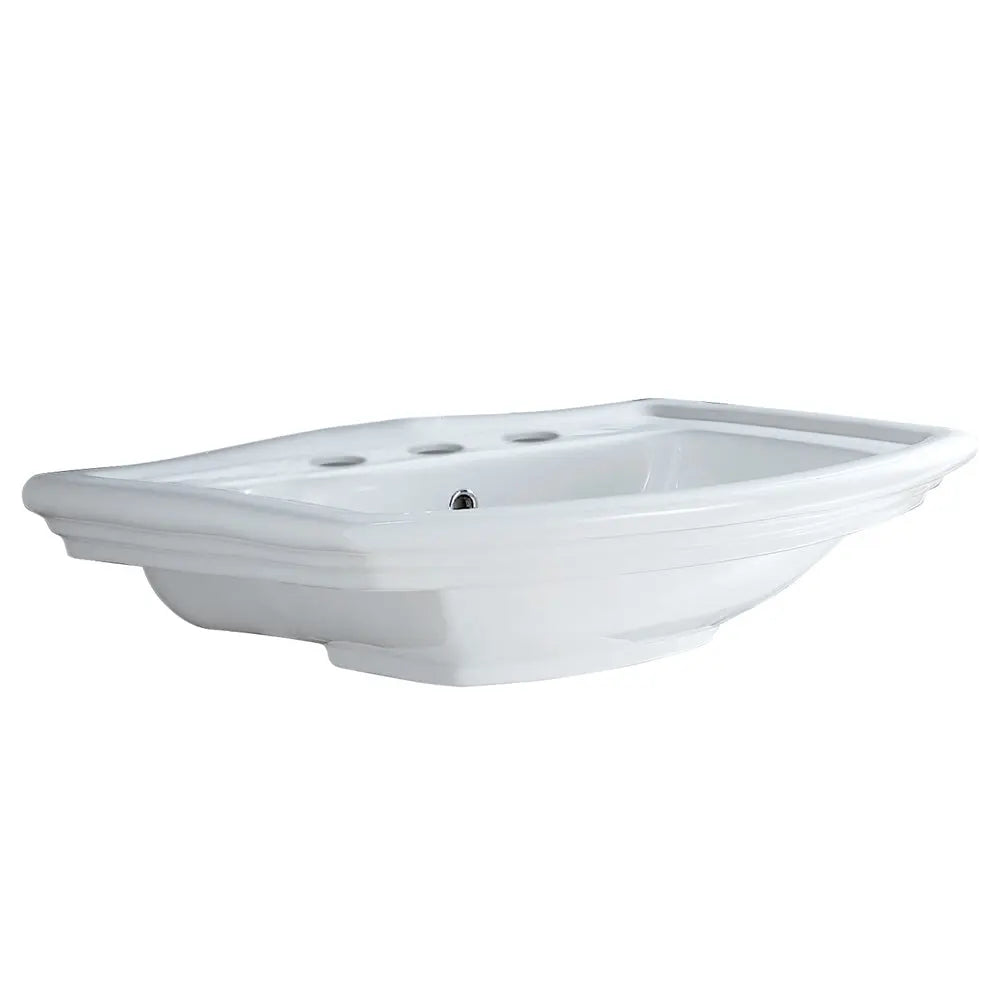 RAK Washington Wall Basin, 3 Tap Holes fienza