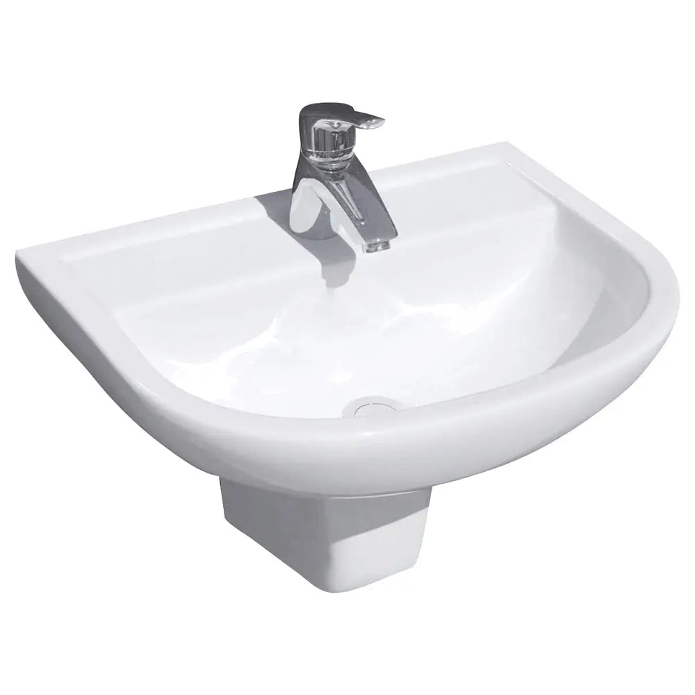 RAK X500 Wall Basin With Integral Shroud fienza