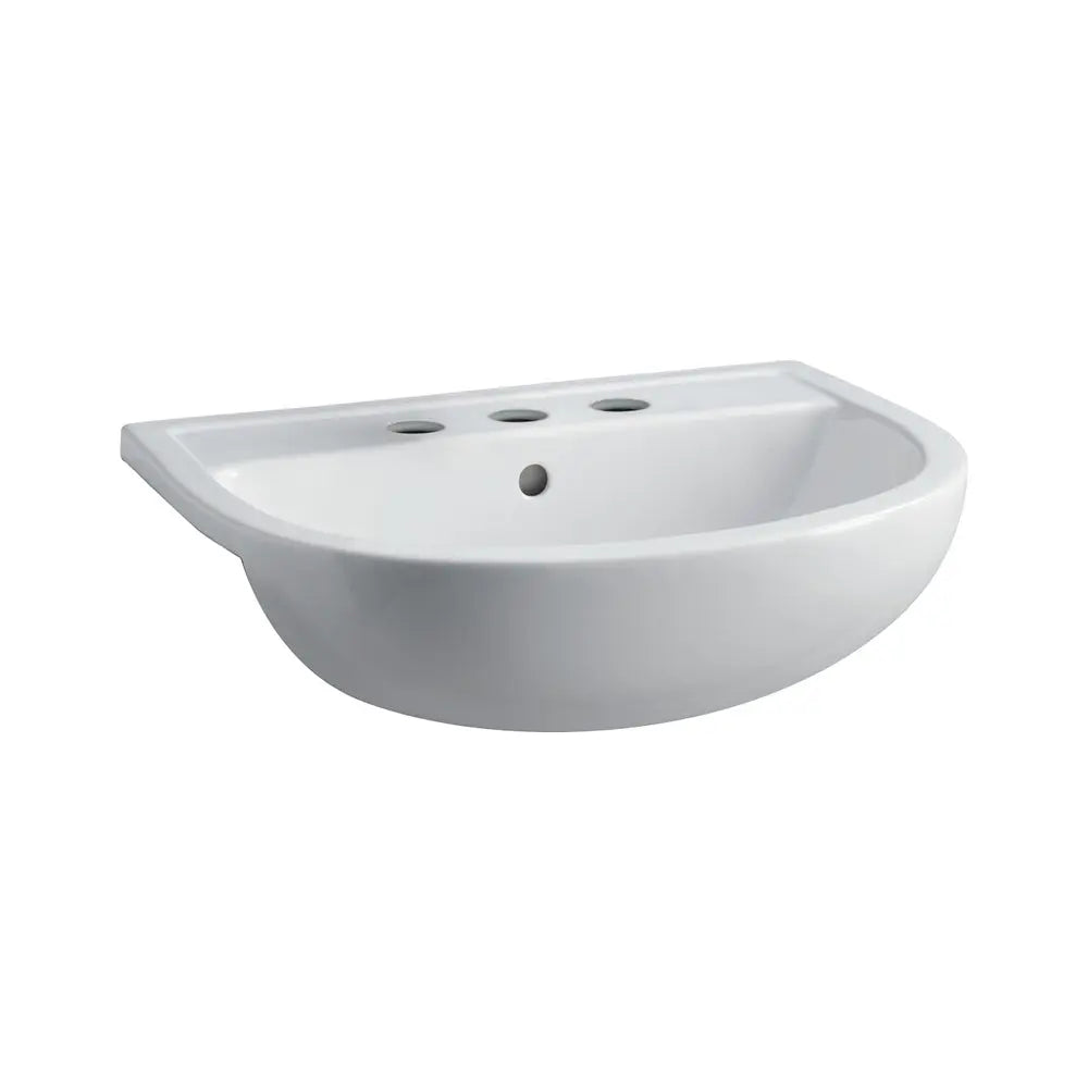 RAK Compact Semi-Recessed Basin, 3 Tap Holes fienza