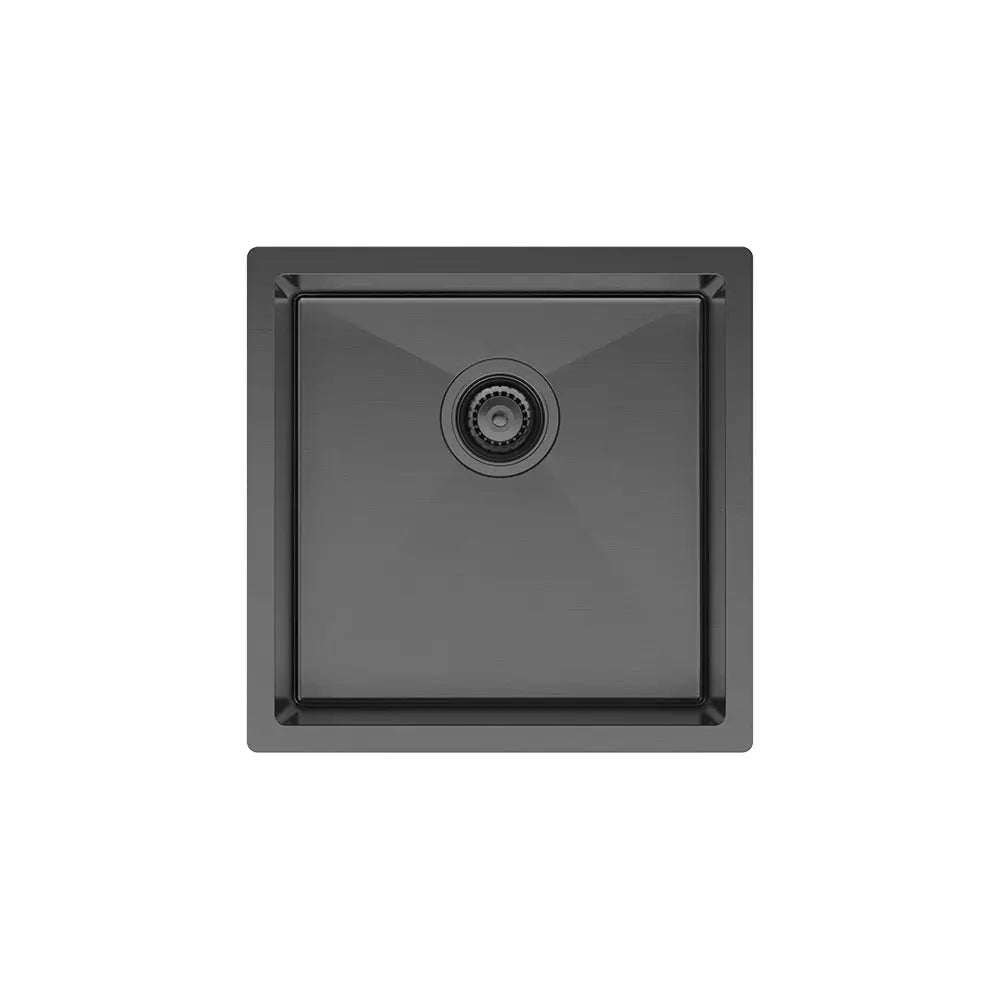 Hana 32L Single Kitchen Sink, PVD Carbon Metal fienza