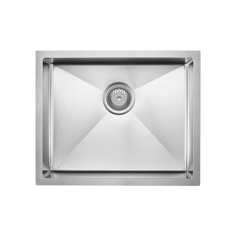 Hana Anti-Scratch 40L Single Kitchen Sink Kit, Stainless Steel fienza