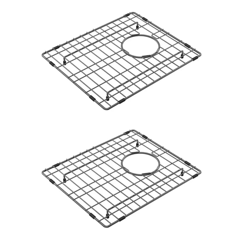 Hana 27L/27L Double Kitchen Sink Kit, PVD Carbon Metal fienza