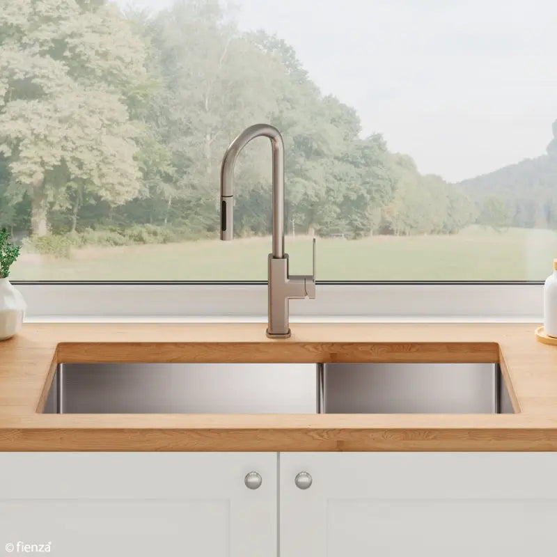 Hana 40L/27L Double Kitchen Sink fienza