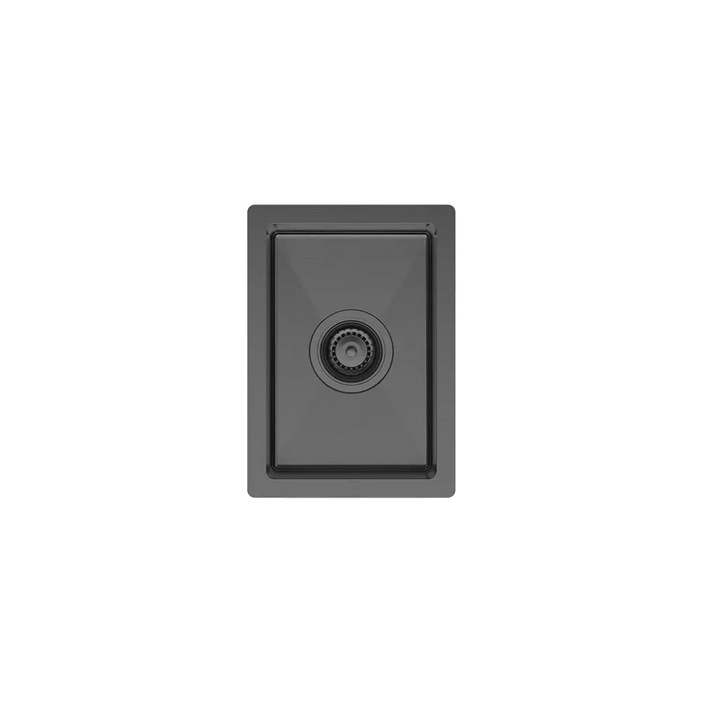 Hana 10L Single Kitchen Sink, Carbon Metal fienza