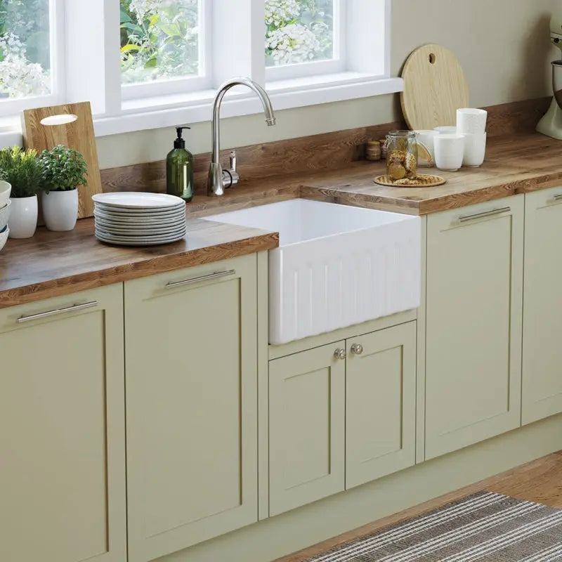 Olivia Single Butler Sink, Small fienza