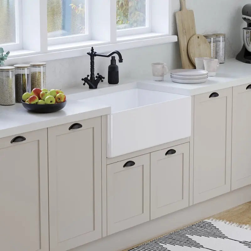 Olivia Single Butler Sink, Medium fienza