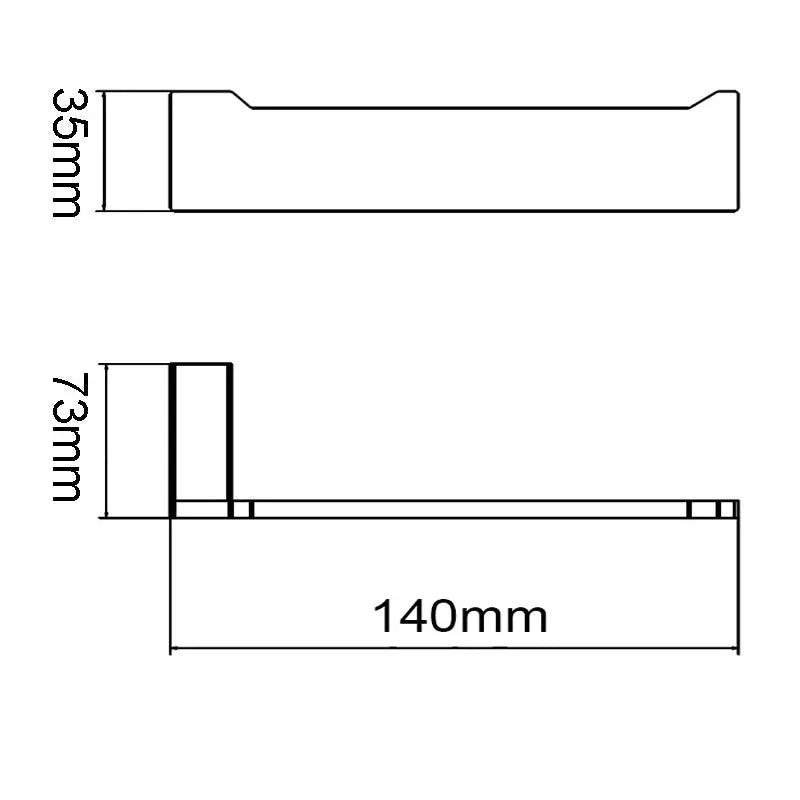 IVANO - Brushed Nickel Toilet Paper Holder Aquaperla