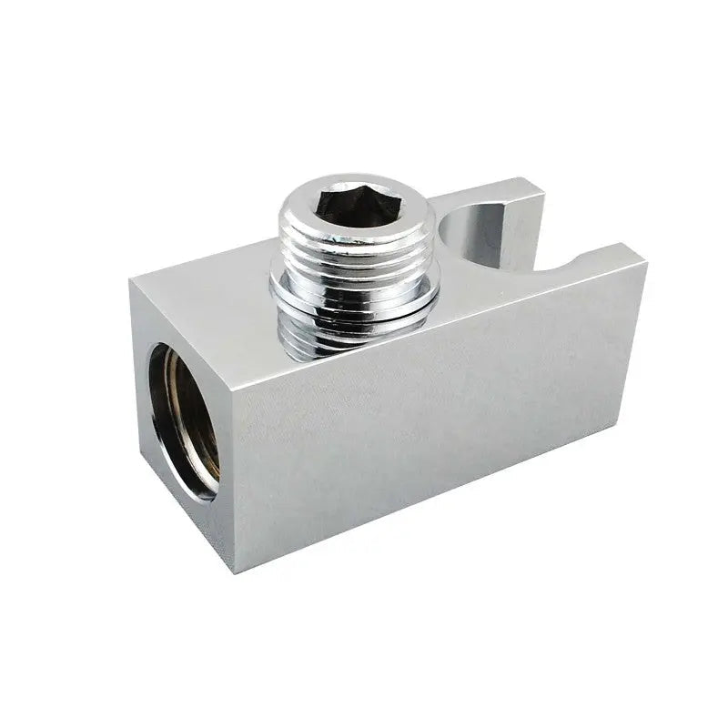 Chrome Shower Rail with Handheld Shower Aquaperla