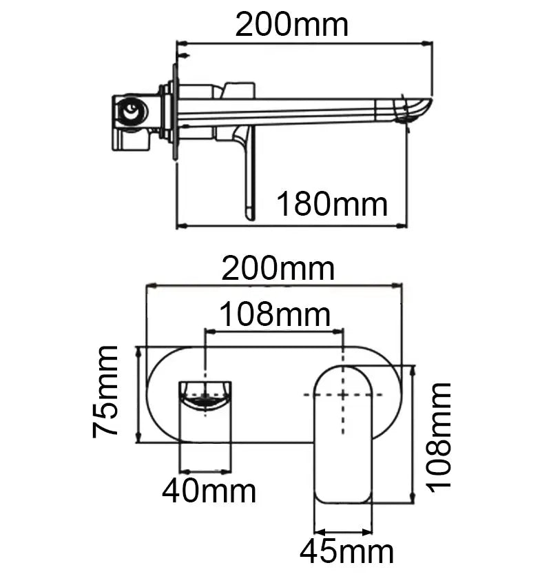 VOG - Chrome Spout Mixer Aquaperla