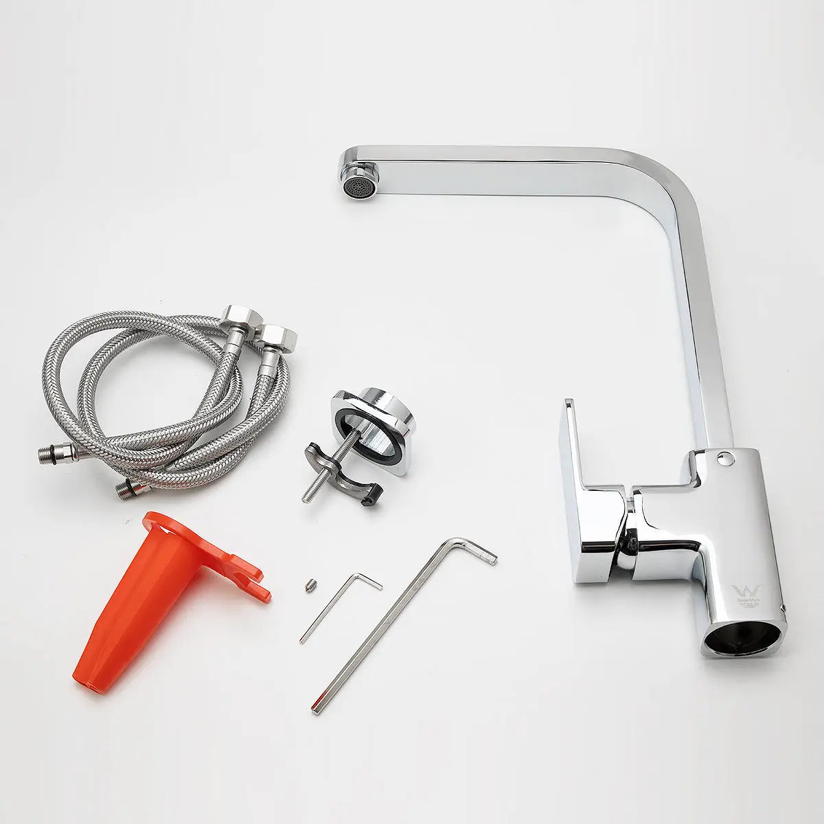 Chrome Swivel Kitchen Mixer Aquaperla